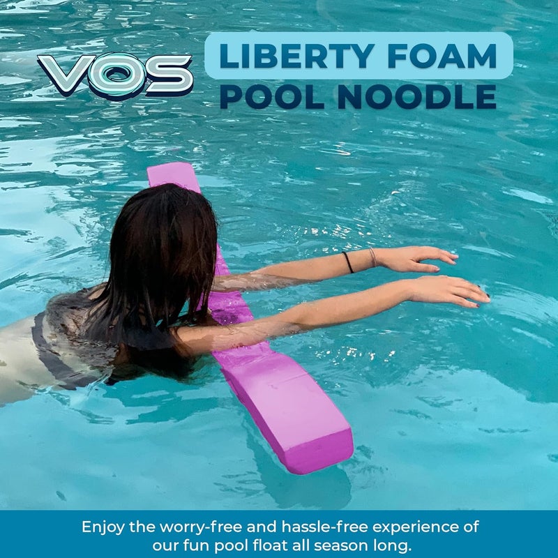 Vos Liberty Foam Pool Wavy Noodle, Premium & Big, Super Soft Pool Noodle for Swimming and Floating, Pool Floats, Lake Floats for Adults & Kids - Image 2